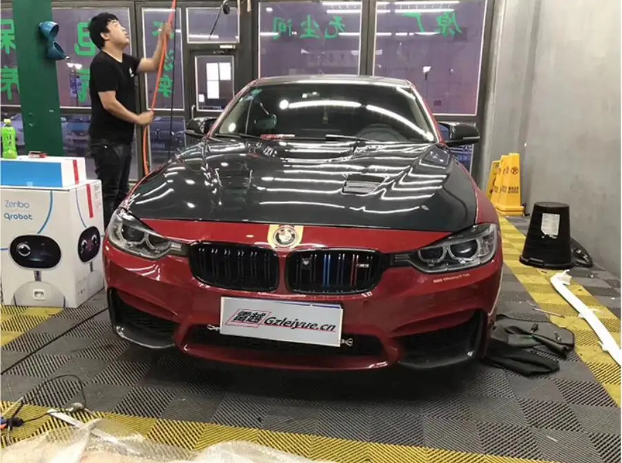 Углеродное волокно переднего бампера двигатели для автомобиля вентиляция в капоте крышка подходит для BMW 3 серии 4 F30 F31 F32 F33 F35 F36 M3 M4