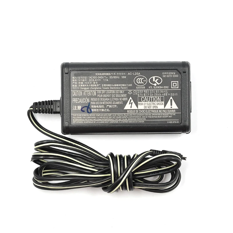 Для sony AC-L25A 8,4 V 1.7A AC адаптер Зарядное устройство блок питания-используется