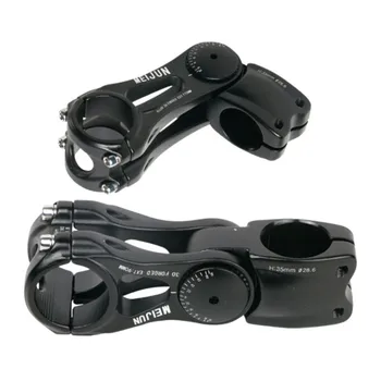 

2020 New Black Bicycle Stem Riser Adjustable MTB Stem 3.8x95/5cm Road Bike Stem Aluminum Bicycle Cycling Accessories 1Pcs