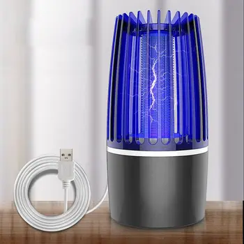

Electric USB Rechargeable LED Lamp Silent Operation Smokeless Tasteless Dustless Mosquito Killer For Home Insect Trap Lantern