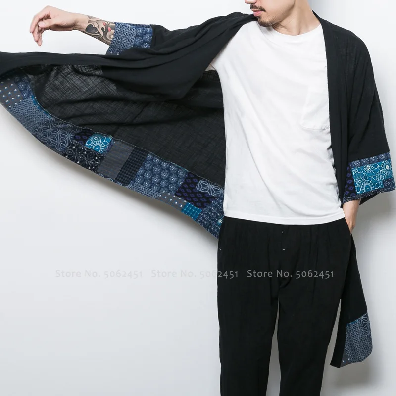 Китайский Стиль топики в стиле hanfu кунг фу кардиган эпохи Тан костюм Для мужчин