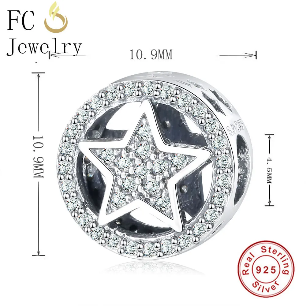 FC ювелирные изделия подходят оригинальные брендовые Подвески браслет 925 пробы