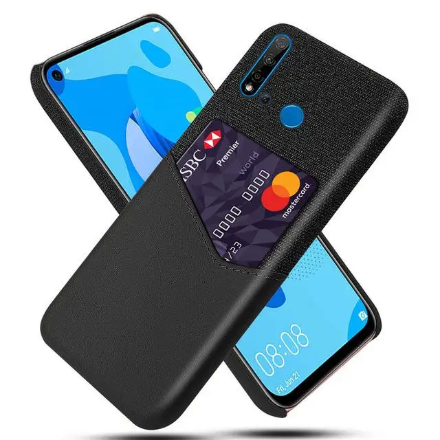 Для huawei P20 Pro Lite P30 P10 Plus P8 P9 Lite чехол из искусственной кожи с отделениями для карт деловой чехол для huawei P8 P9 Lite P10 Plus - Цвет: Black