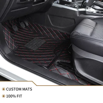 

Flash mat leather car floor mat For Tesla all models Model S Model X Model 3 car styling car accessories foot covers foot Pads