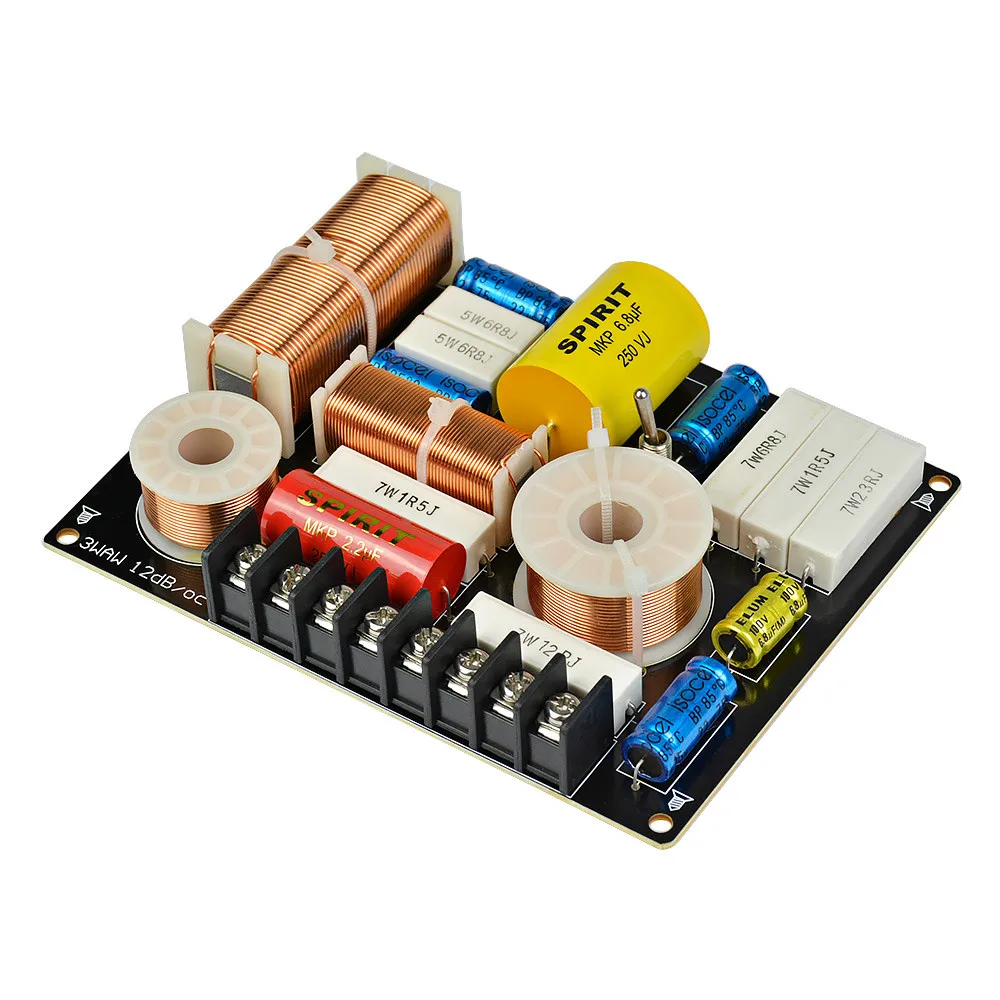 Vias de Áudio Agudos + Midrange Freqüência para Faça Aiyima Alto-falante Crossover Baixo Independente Filtro Divisor Você Mesmo Faça 1pc 280w 3 - Image 6
