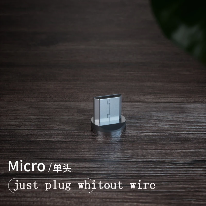 android plug 1 м Магнитный зарядный кабель для мобильного телефона для iphone Samaung huawei Xiaomi, кабель usb type C, светящийся светодиодный кабель для передачи данных - Цвет: android plug