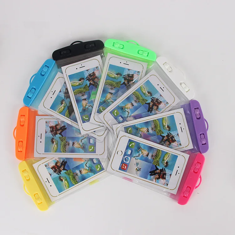 Водонепроницаемый ПВХ Чехол для мобильного телефона прозрачный сенсорный экран Дайвинг защитная сумка Холтер водонепроницаемый чехол для телефона зарубежный Трад