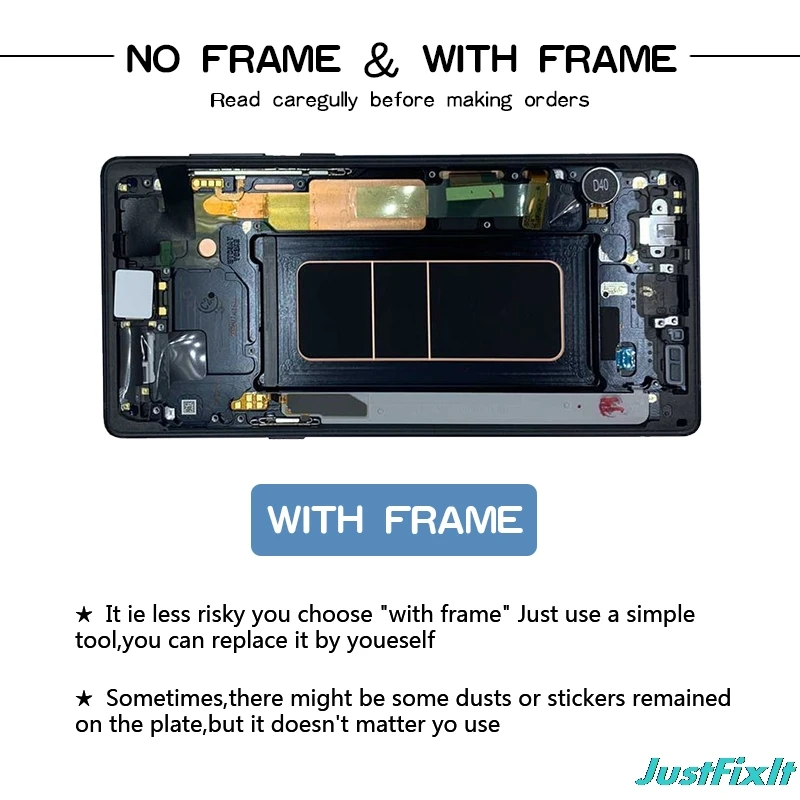 Для samsung Galaxy Note 9 lcd N960F N960U lcd дисплей кодирующий преобразователь сенсорного экрана в сборе с рамкой Super AMOLED