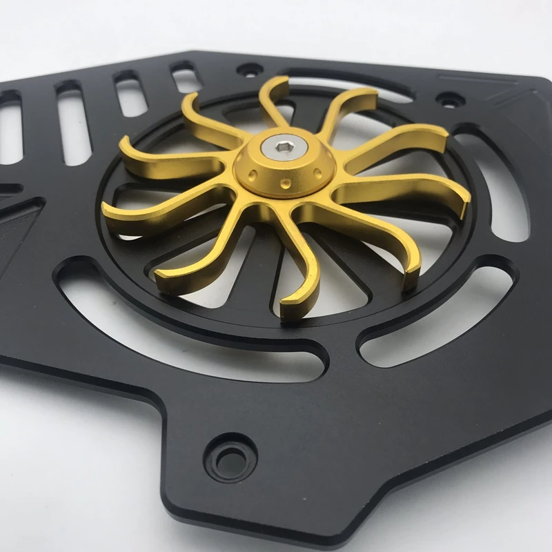 Модифицированная мотоциклетная CNC алюминиевая крышка вентилятора Pcx Защитная крышка вращающаяся лопасть вентилятора ветра для Honda Pcx 150 125