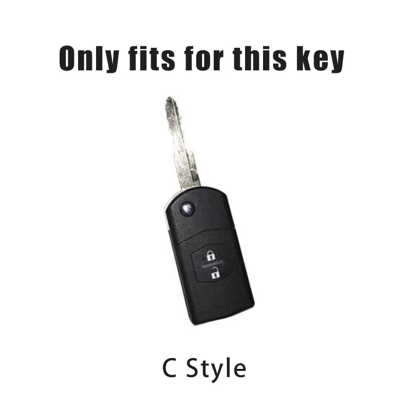 Car Key Case Cover Flip Case For Mazda 2 3 5 6 CX7 CX9 RX8 MX5 MPV Demio 2 Button Remote