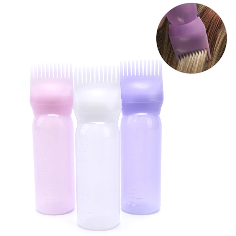 Hair Dye Applicator Bottle Hair Dyeing Bottle Hair Dye Bottle 3 Colors Hair Dye Applicator Brush Bottles Dyeing Shampoo Bottle Oil Comb Hair Dye Bottle Applicator Coloring Styling Tool