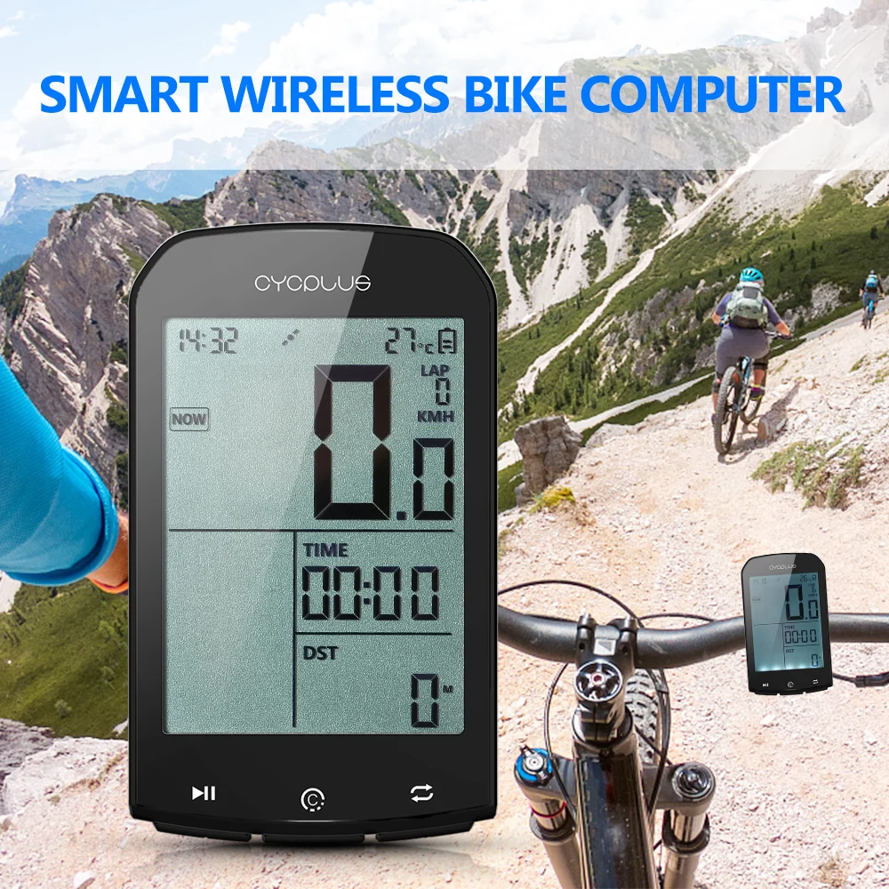 

Cycling Bicycle Computer BT 4.0 ANT+ Bike Wireless Computer Digital Speedometer Backlight IPX6 Accurate Smart GPS Bike Computer