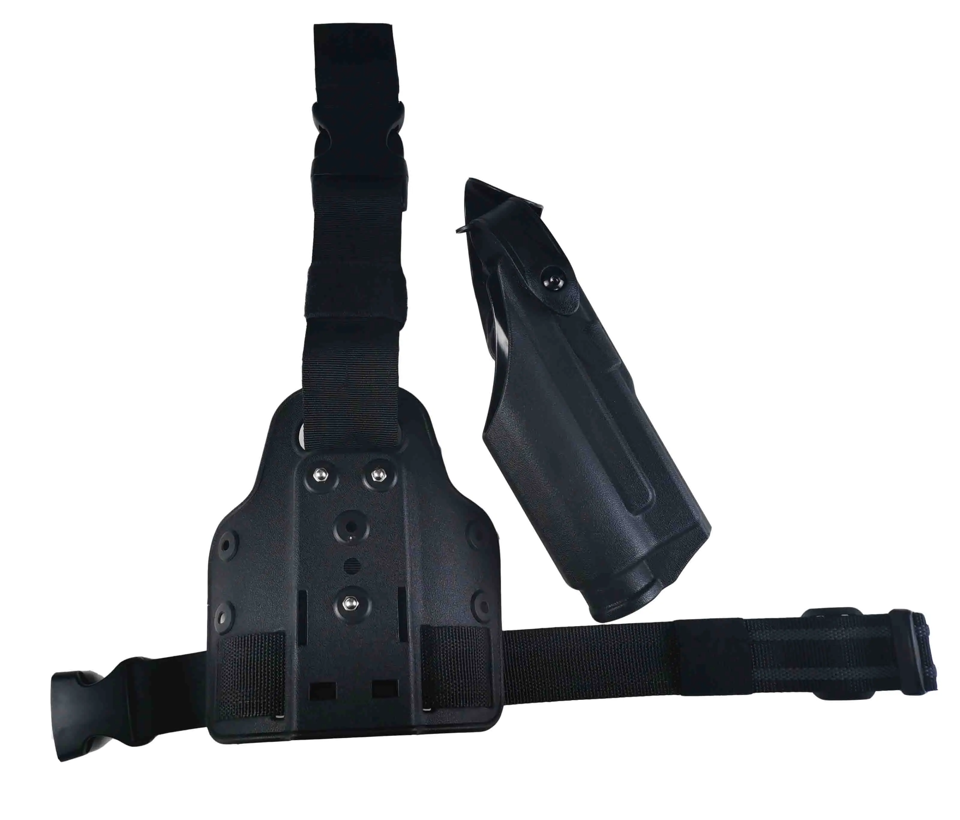 lamp-black Airsoft Safarilands пистолет Glock17 19 22 23 31 Ремень Кобуры вспышка светильник для правой руки использовать ножной кобура светильник подшипник glock кобура - Цвет: lamp-black