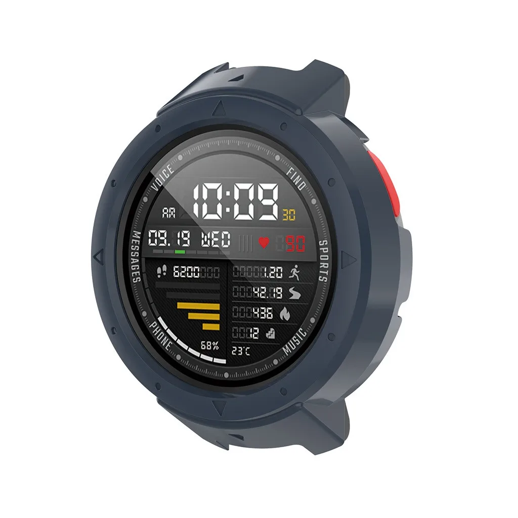 Новинка Высокое качество PU Тонкий Смарт-часы защитный чехол для Xiaomi Huami Amazfit Verge A1801 Часы Smartwatch аксессуары