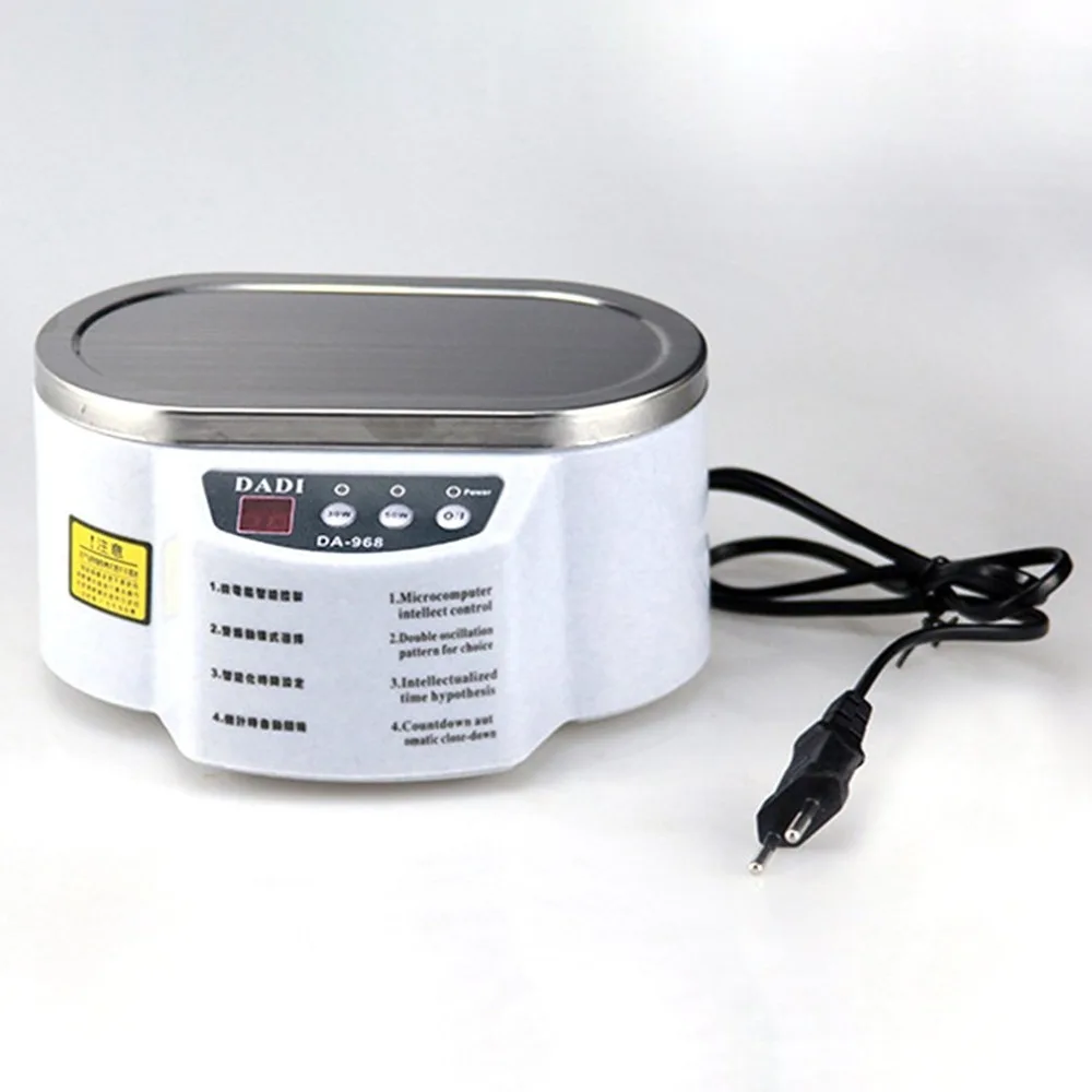

Smart Ultrasonic Cleaner Anti-Slip Stainless Steel Ultrasound Wave Washing For Jewelry Glasses Ultrasound Bath Machine