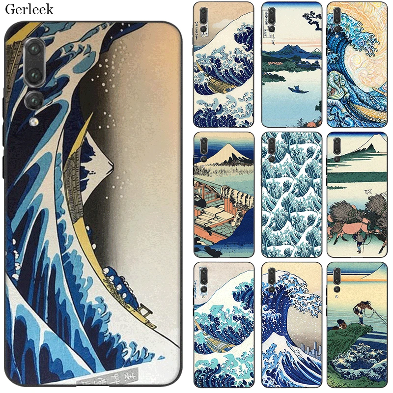 

Mobile Phone Case For Samsung S6 S7 Edge S8 S9 S10 S10E Plus M10 M20 M30 M40 Note 8 9 Cover Hokusai The Great Wave Off Kanagawa