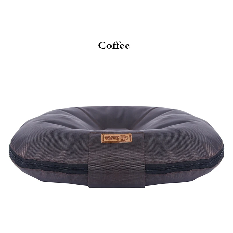 Коврик для сна для домашних собак Oxford Round Cuddle Nest одеяло для домашних животных(S-XXL)(D176 - Цвет: Coffee