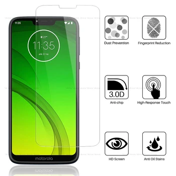 Перейти на Алиэкспресс и купить Закаленное стекло для Motorola G7 Plus One Power P30 Note E6 Plus Z3 Play Z4 Force Защита экрана для Moto G7 Power P30 Play Film