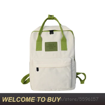 

New High Quality Waterproof Nylon Large Capacity Backpacks Women Cute Backpack Girls College Schoolbag for Teenagers Travel Bags