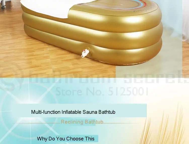 Bathtub Adult Home Lying Inflatable Bathtub Plastic Thickening Bath Bath Barrel Insulation Large Folding Tub Bathtub Adult