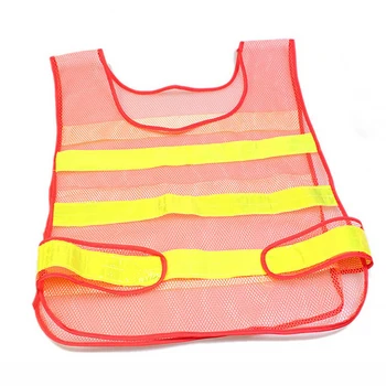 

Running Warning Night Riding Highways Traffic Outdoor Cleaning Safety Adjustable Breathable Mesh High Visibility Jacket