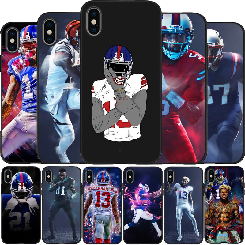 

American Football Odell Cornelious Beckham, Jr.black Phone Case For X XR XS Max For iPhone 6 6plus 7 8 plus 5 5S SE