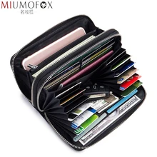

Business Mens Brand Clutch Bags Real Leather Phone Credit Card Organizer Large Wallet 2022 New Fashion Zipper Sheepskin Hand Bag