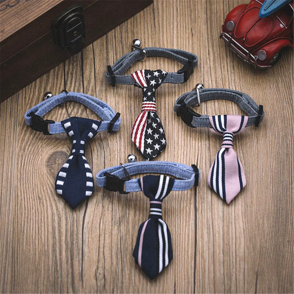 Модный британский стиль ошейник для собак и кошек галстук милый щенок котенок