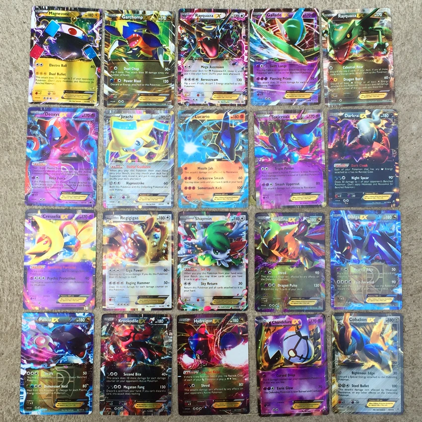 100/300 шт. английский тренажер Сияющий для GX карточные игрушки MEGA EX Mewtwo коллекция битва карт игра игрушка детский подарок