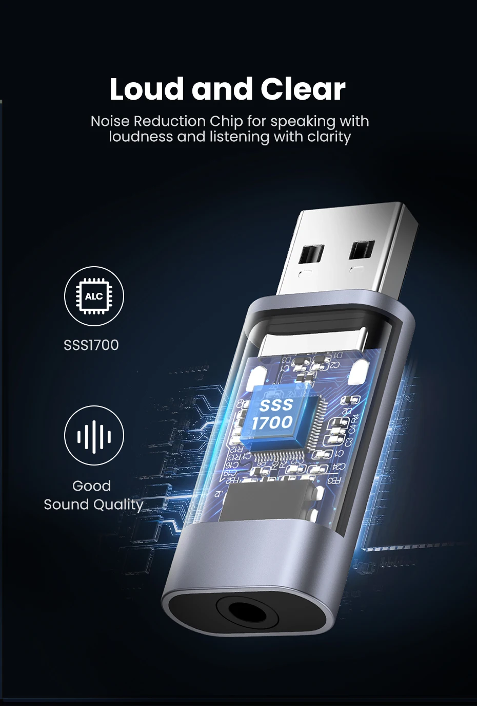 Adaptateur USB Jack qualité