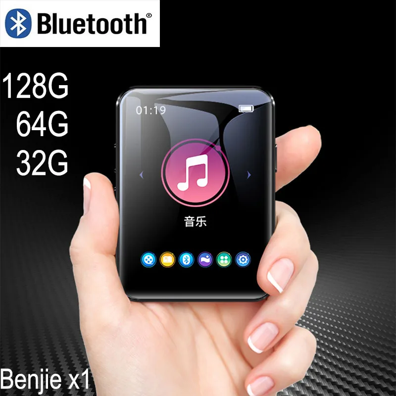 Новая версия мини-металлический MP4-плеер Bluetooth 5 0 встроенный динамик