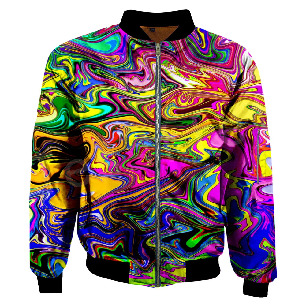 Tessffel New Fashion Harajuku Oli printing Art illusion Funny Colorful Men/Women 3DPrint Zipper/Hoodies/Hoodie/Bomber Jackets s3