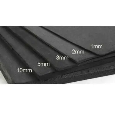 1pcs Thickness 1/2/3/5/10mm Eva Foam Sheets Sound-Absorbing Noise Spone Foam Craft Eva Sheets Handmade Model Making Material Black