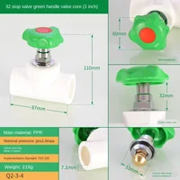 32 globe valve green