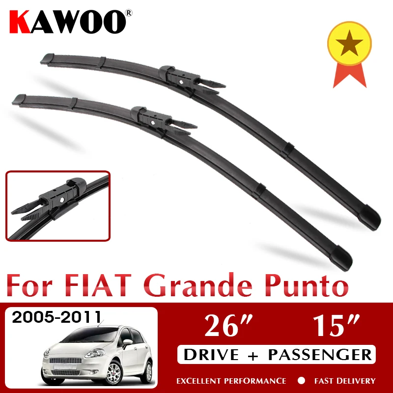 Щетка стеклоочистителя для FIAT Grande Punto 26 дюймов 15 2005 2006 2007 2008 2009 2010 - 2015 | Автомобили