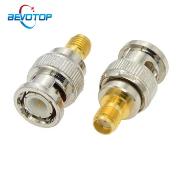 

10 pcs/lot SMA Female to BNC Male Radio Antenna Connector Adapter