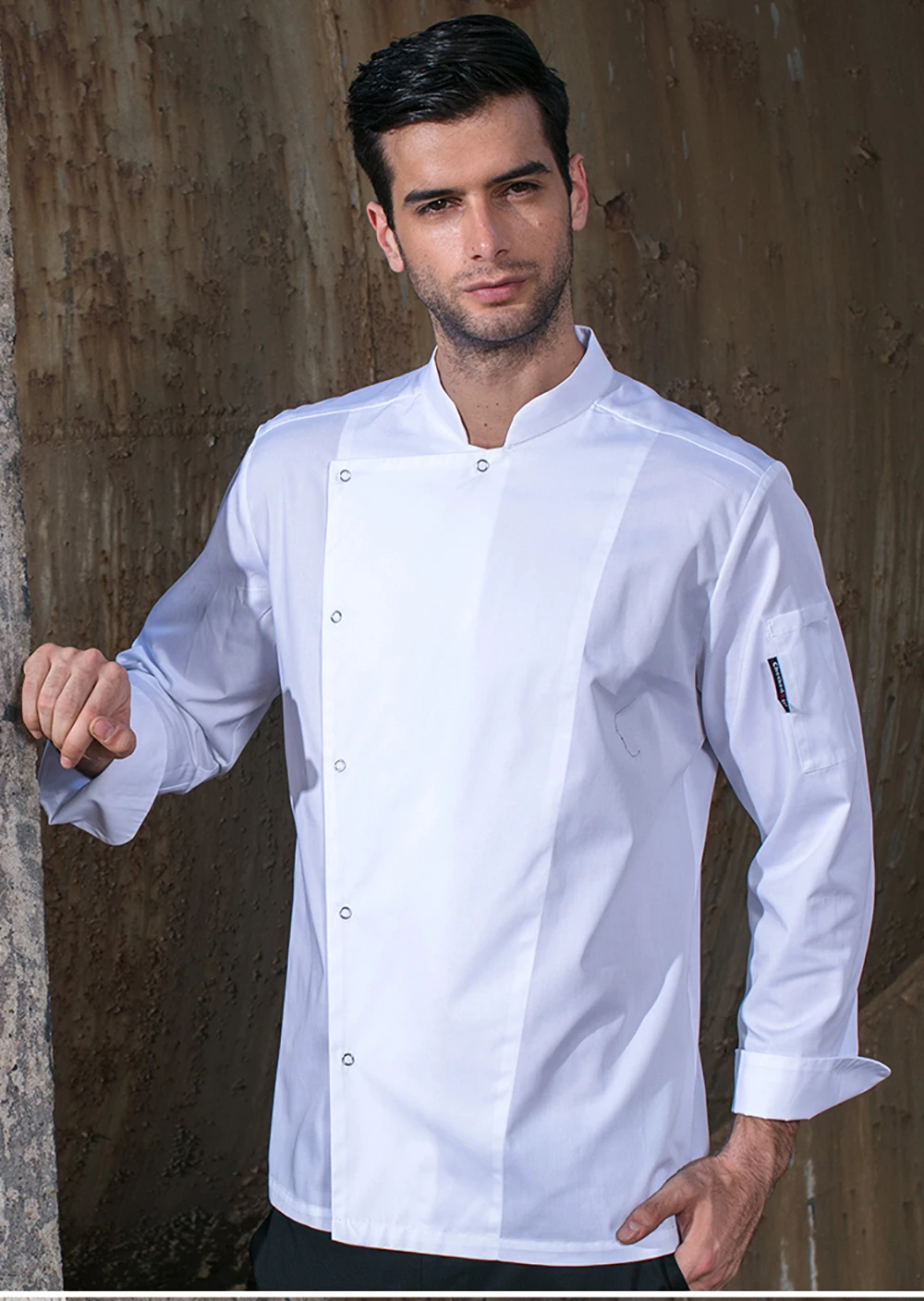 Униформа шеф-повара для унисекса, униформа для ресторана, S-3XL,, для женщин и мужчин, с длинным/коротким рукавом, для кухни, отеля, шеф-повара, куртка, форма для выпечки