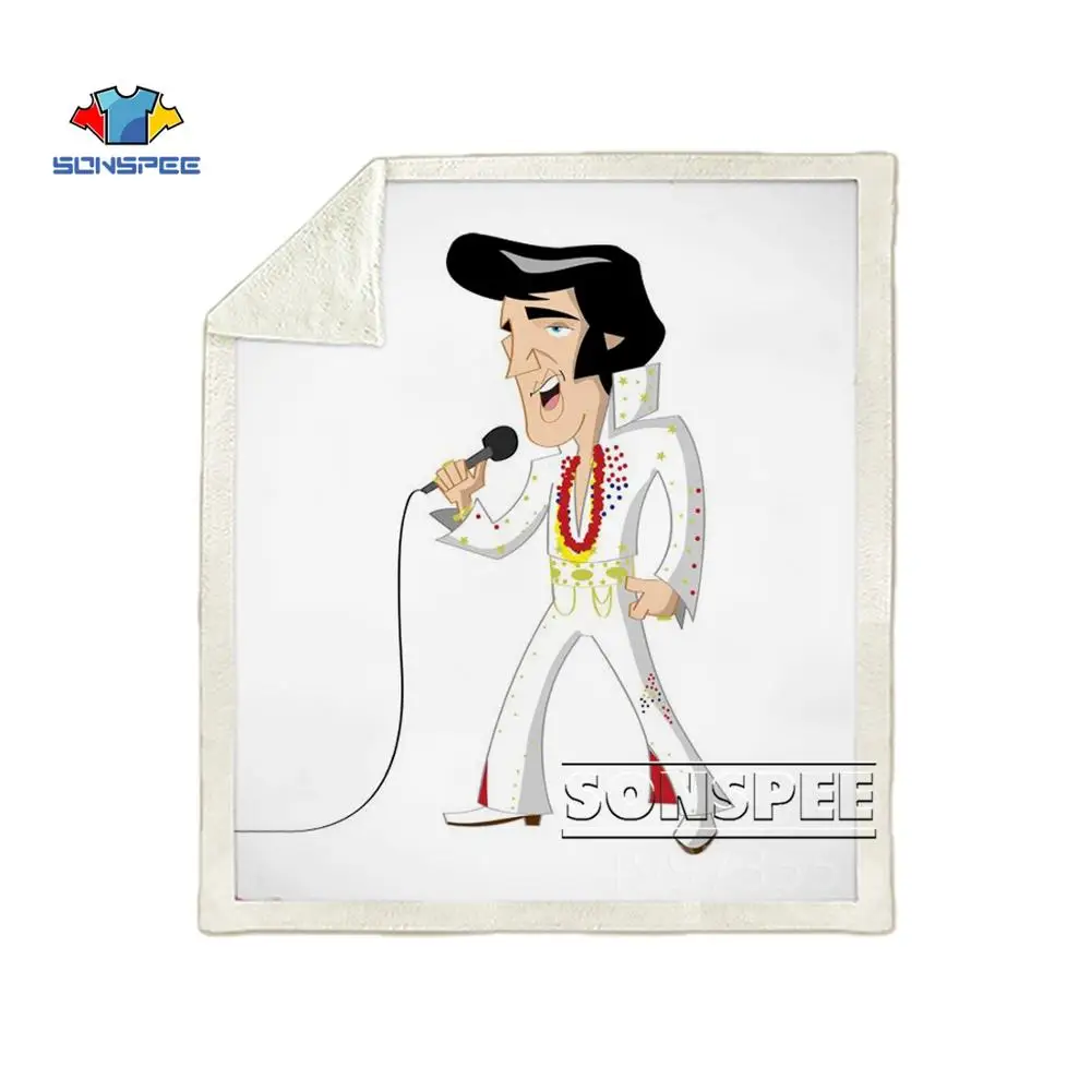 8 SONSPEE Elvis Bing singer harajuku для детей и взрослых, 3D принт, одеяло, теплый диван, Стёганое одеяло, постельные принадлежности для путешествий, Фабричный магазин B120 - Цвет: 8
