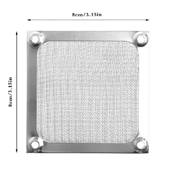 

Metal Dustproof Mesh Dust Filter Net Guard 12/9/8cm For Computer Case Cooler Fan