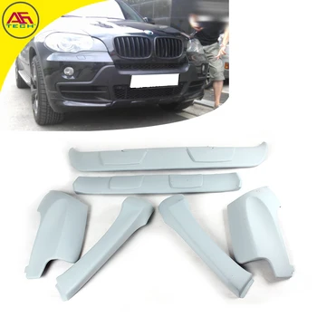 

PP primer car body kit front lip, rear diffuser front splitters and bak arpons body kit for BMW E70 X5 2008-2010