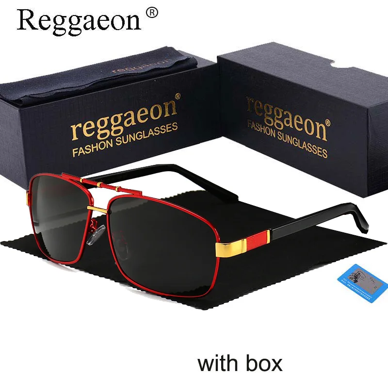 Reggaeon, известный бренд, дизайнерские,, поляризационные, для вождения, солнцезащитные очки для мужчин и женщин, уличные, уличные, модные, солнцезащитные очки, роскошные очки