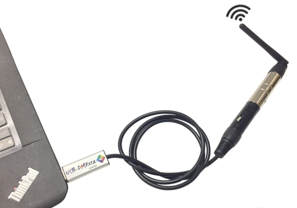 USB to DMX Interface Adapter Cable For Stage Disco Moving Head Light 110cm Length PC DMX512 Controller Signal Conversion dmx controller dmx cable