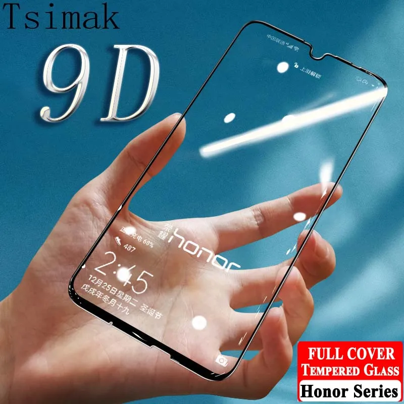 9D полное покрытие закаленное стекло для Huawei Honor 8A 8S 8X 9X 10i 20i 10 Lite 20 Pro защита экрана