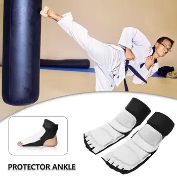 Hoge Kwaliteit Taekwondo Enkel Protector Mannen Vechten Boksen Apparatuur Pu Leer Kinderen Sport Beschermende Kleding Vrouwen Volwassen Kind