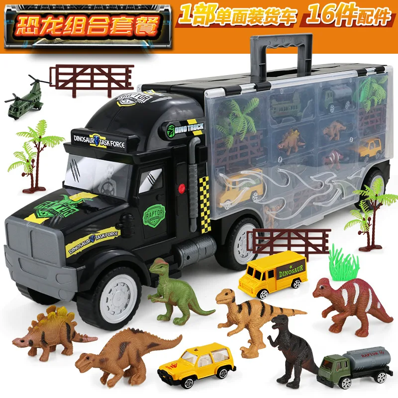 

Children Large Truck Storage Plastic Truck Large Mop Head Dinosaur Freight Truck Toy Glorious Hand Container