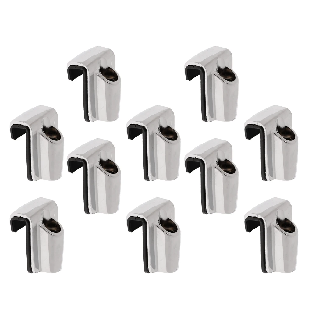 MagiDeal 10 Set OF Zinc Alloy Bass Drum Hooks Strong Enough To Hold Drum