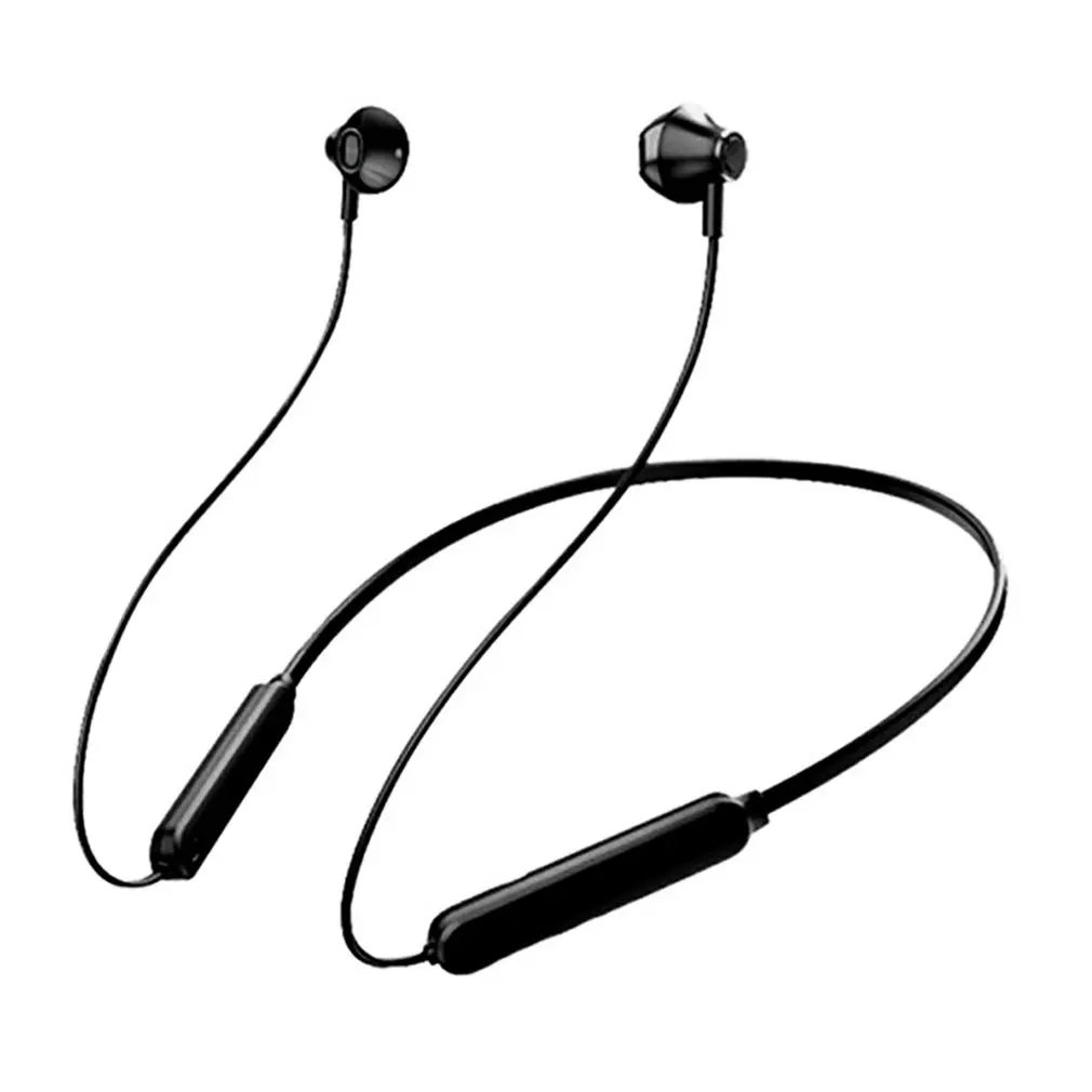 Magnet-Ohrhörer Sport-Musik-Kopfhörer Silber Creamon Fitness-Headset Drahtlose Bluetooth-Ohrhörer Drahtlose Bluetooth-Magnet-Ohrhörer Nackenbügel 