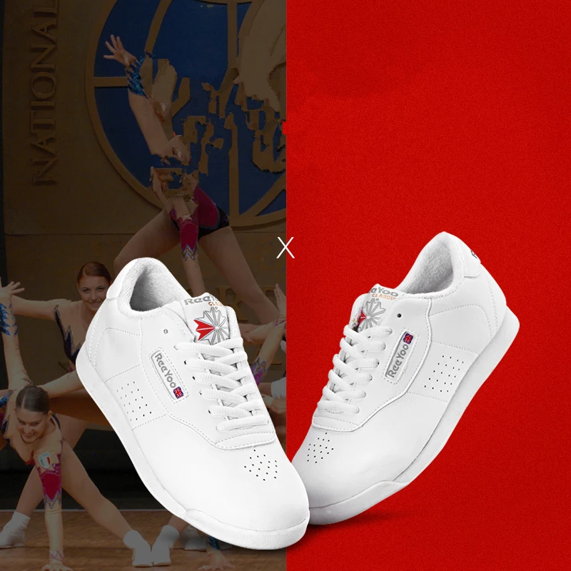 R001 children's training shoes women's competitive aerobics shoes cheerleading soft soled breathable fitness