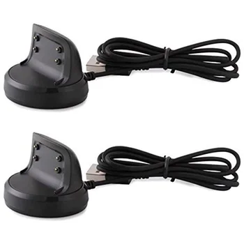 

Charger, Replacement Charging Dock Cradle For Samsung Gear Fit 2 R360, Gear Fit 2 Pro R365 Smart Watch (2-Pack)