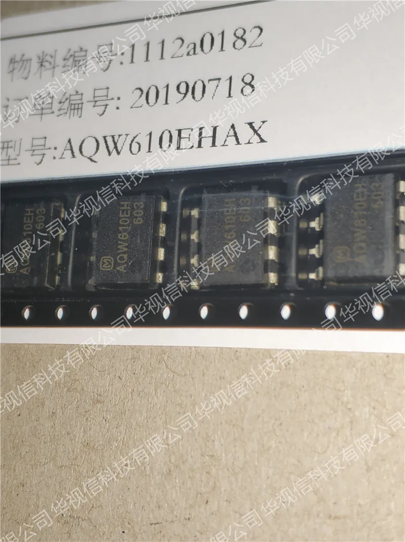 AQW610EHAX Твердотельные реле-PCB Крепление Реле OPTO DPST-NO/NC 120MA 8SMD чип